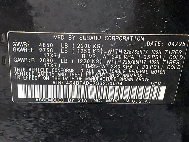 Certified 2025 Subaru Outback Premium image 26