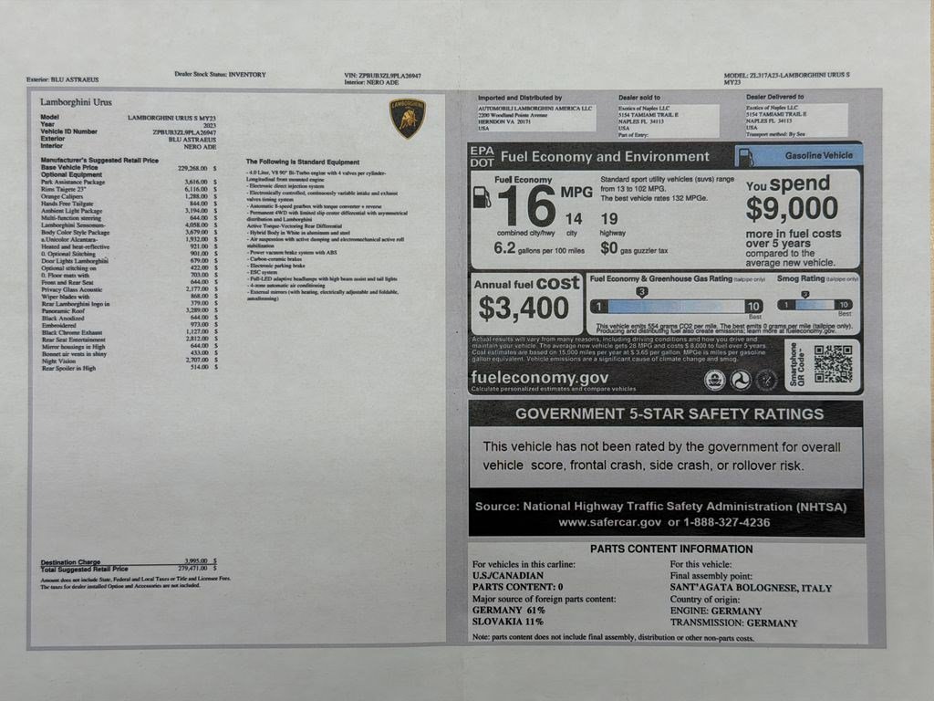 Used 2023 Lamborghini Urus S AWD/4WD image 49