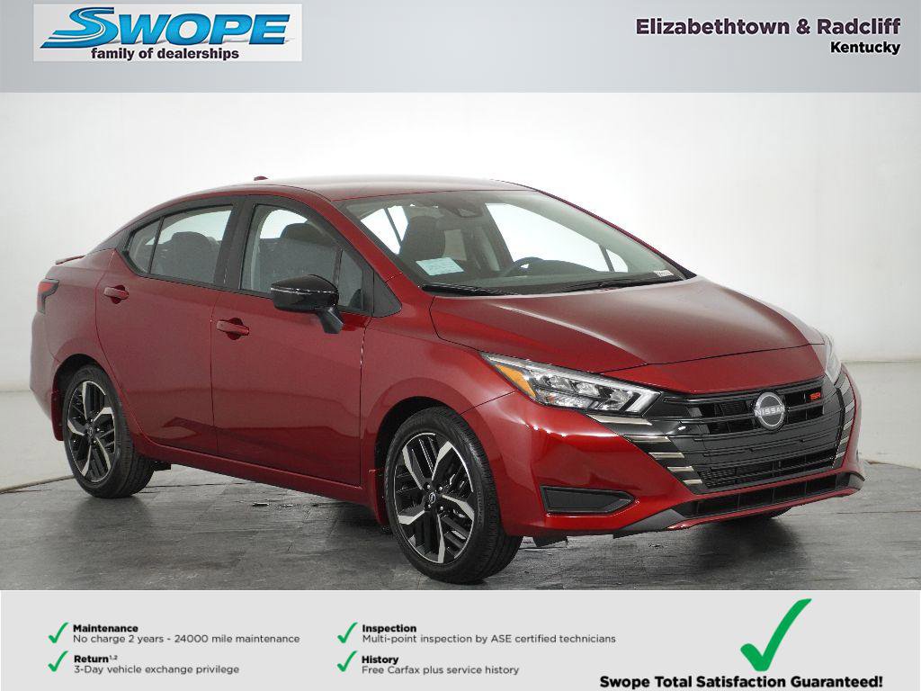 New 2025 Nissan Versa SR w/ Trunk Package