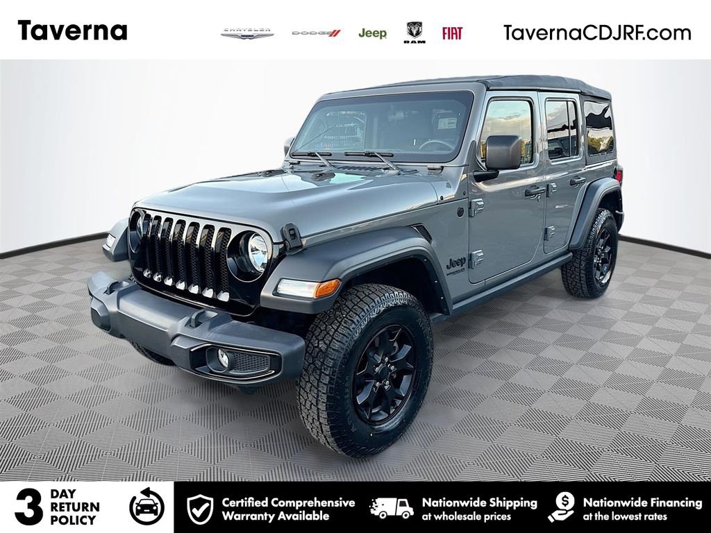 Used 2021 Jeep Wrangler Unlimited Sport image 1