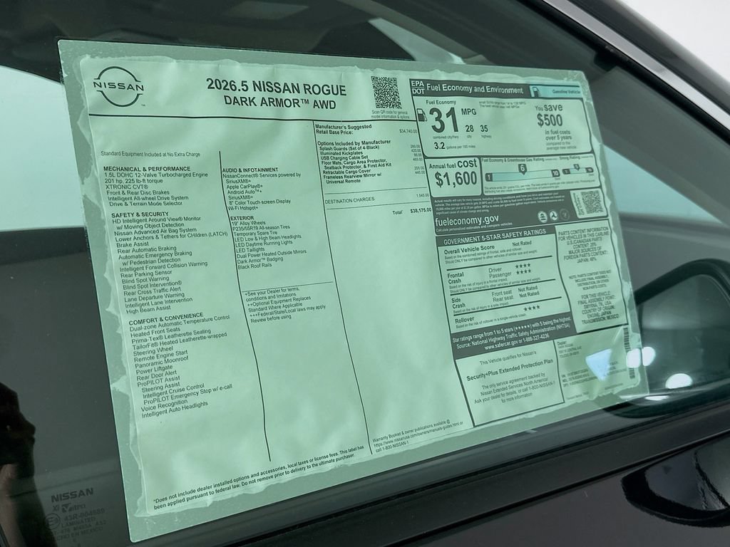 New 2026 Nissan Rogue Dark Armor AWD/4WD image 13