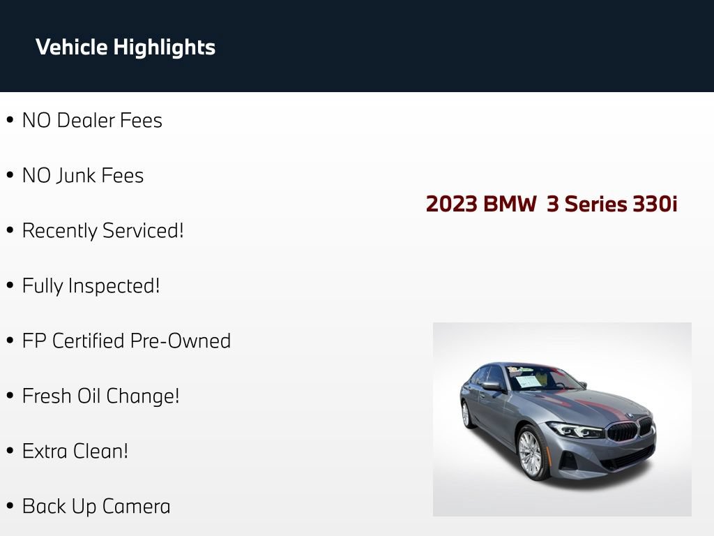 Used 2023 BMW 330i Sedan w/ Driving Assistance Package RWD image 61