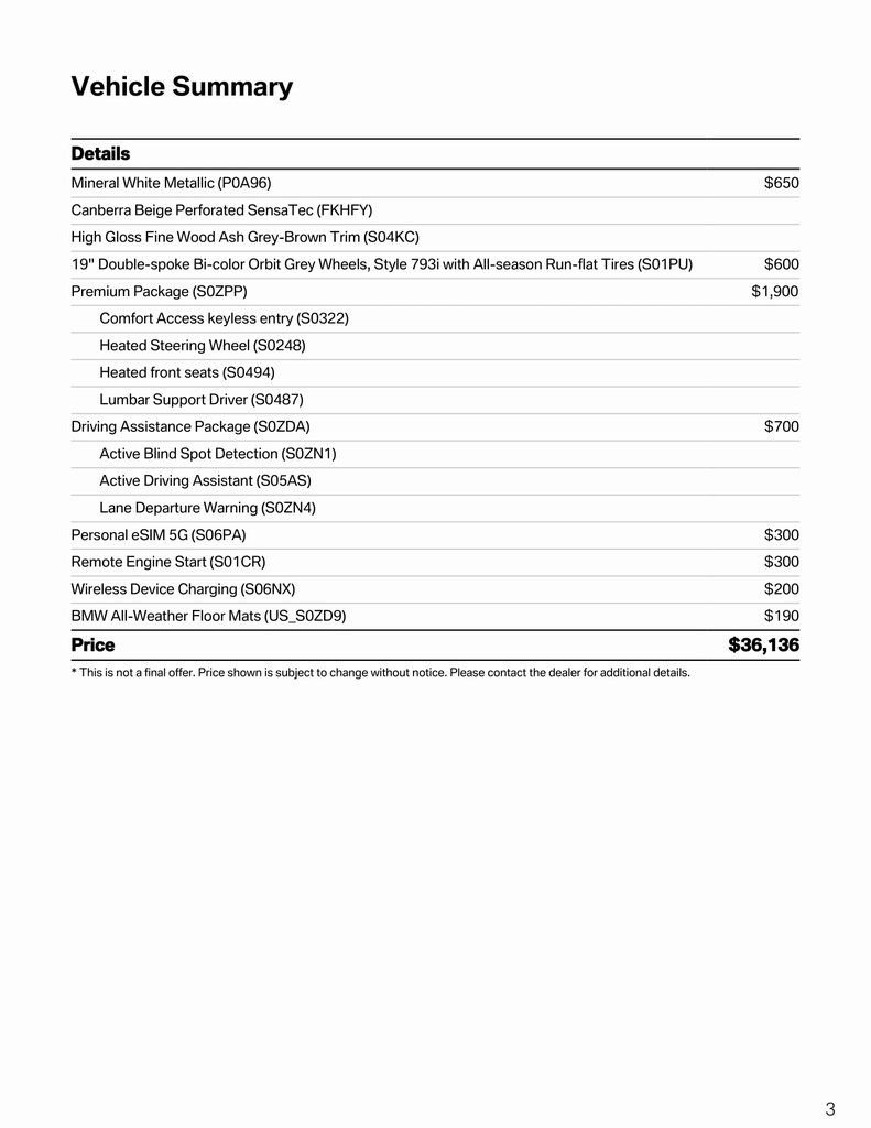 Certified 2023 BMW 330i xDrive Sedan w/ Premium Package image 3