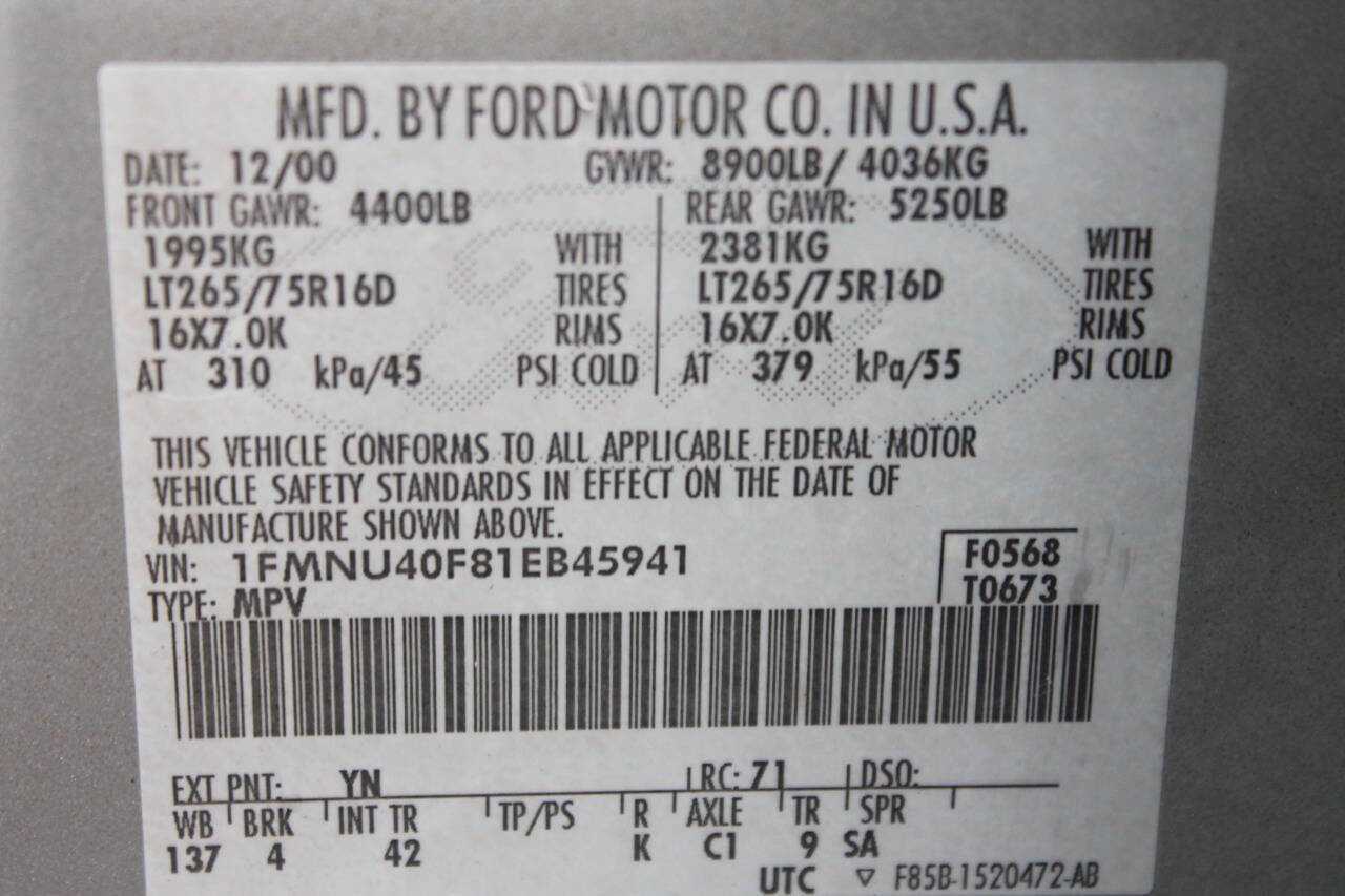 Used 2001 Ford Excursion XLT image 10