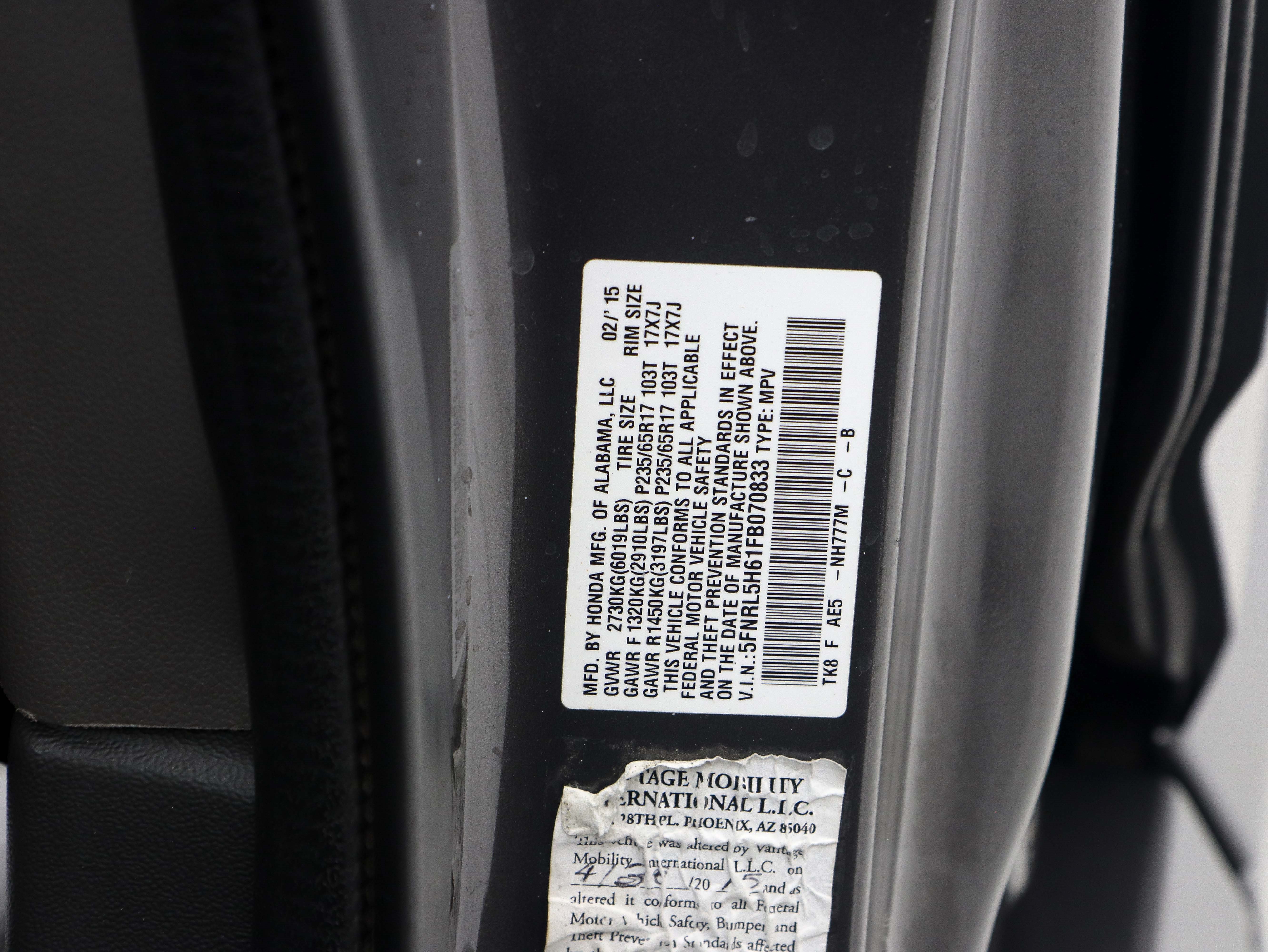Used 2015 Honda Odyssey EX-L image 35