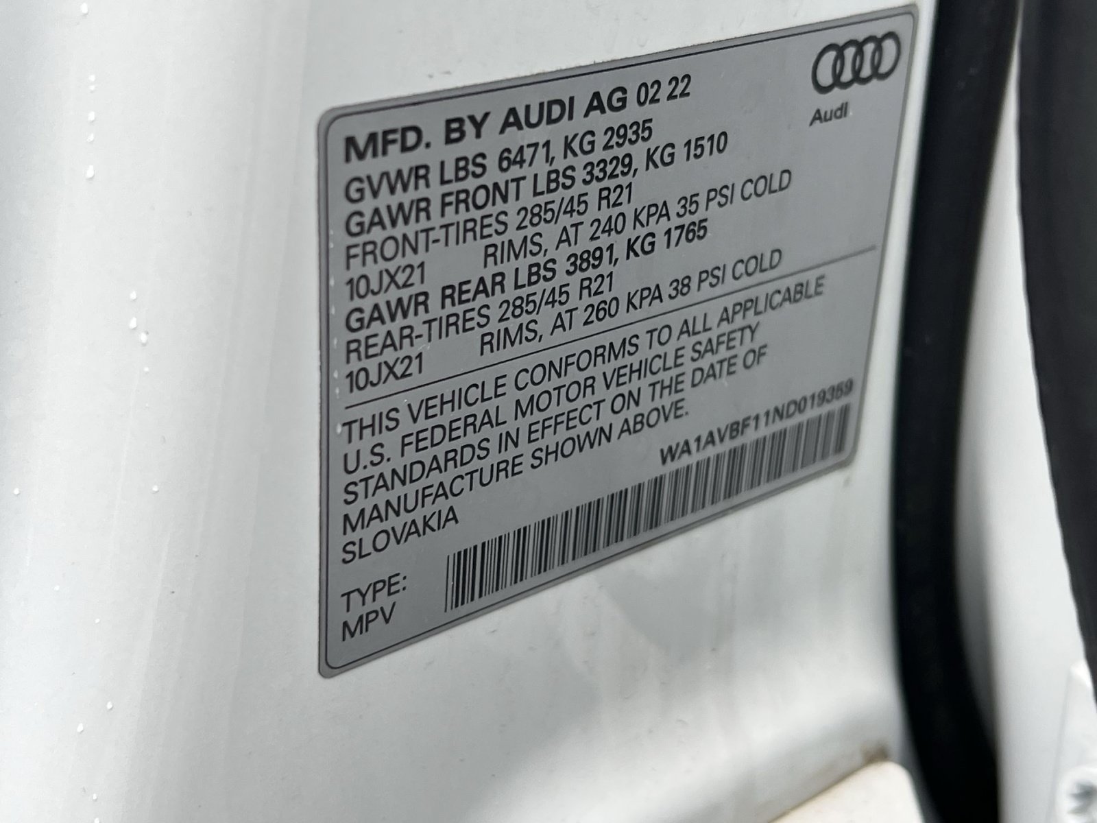 Used 2022 Audi Q8 Premium w/ Convenience Package AWD/4WD image 42