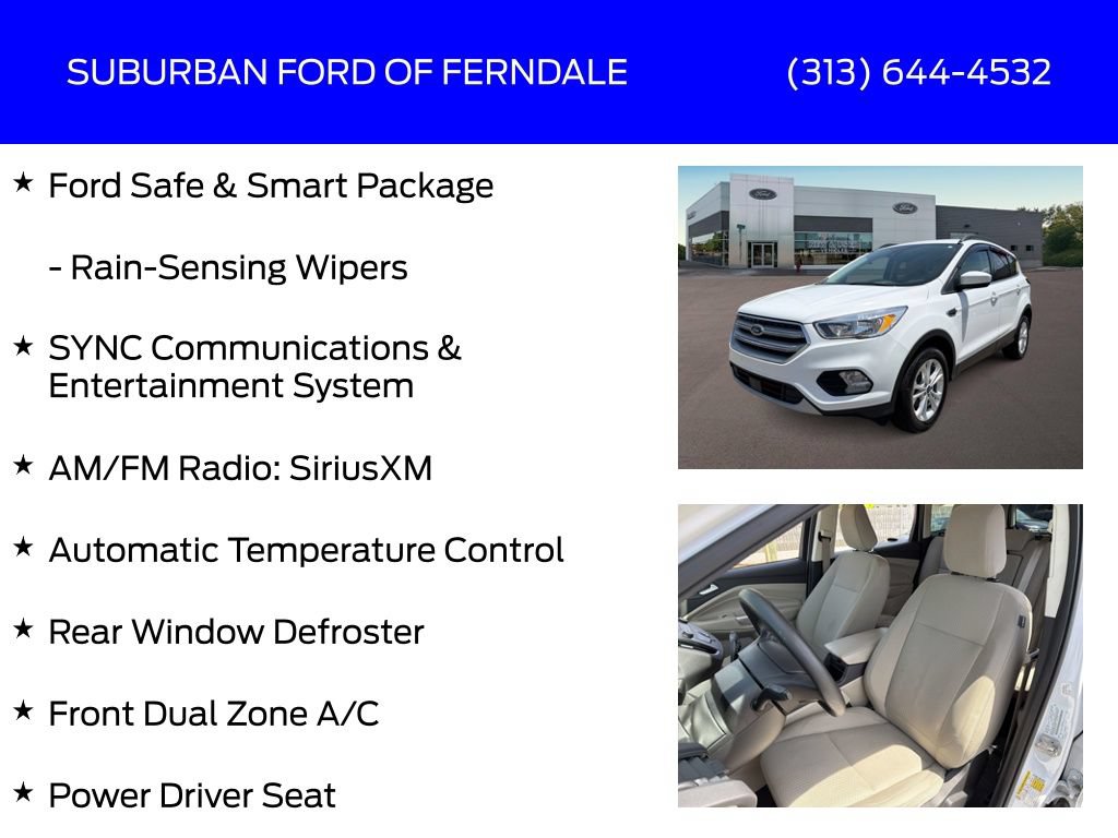 Used 2018 Ford Escape SE w/ Ford Safe & Smart Package FWD image 9