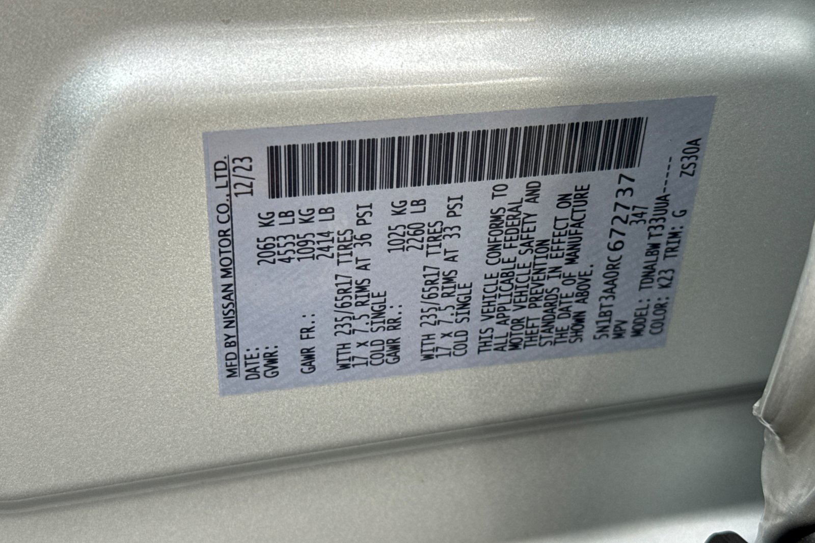 Used 2024 Nissan Rogue S FWD image 29
