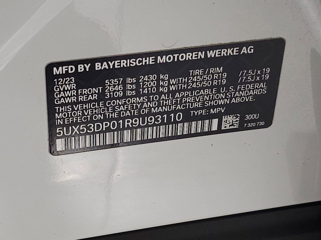 Used 2024 BMW X3 xDrive30i w/ Convenience Package image 38