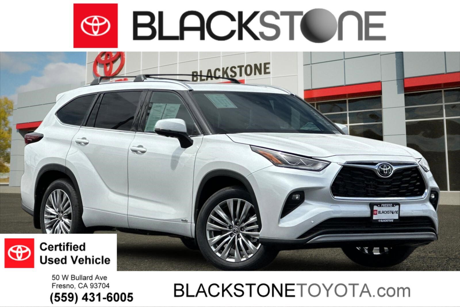 Certified 2026 Toyota Highlander Platinum