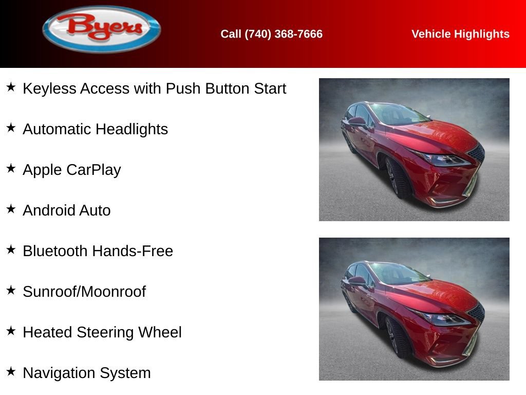 Used 2020 Lexus RX 350 AWD w/ Premium Package image 13