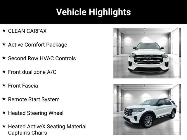 Used 2025 Ford Explorer Active w/ Active Comfort Package AWD/4WD image 2