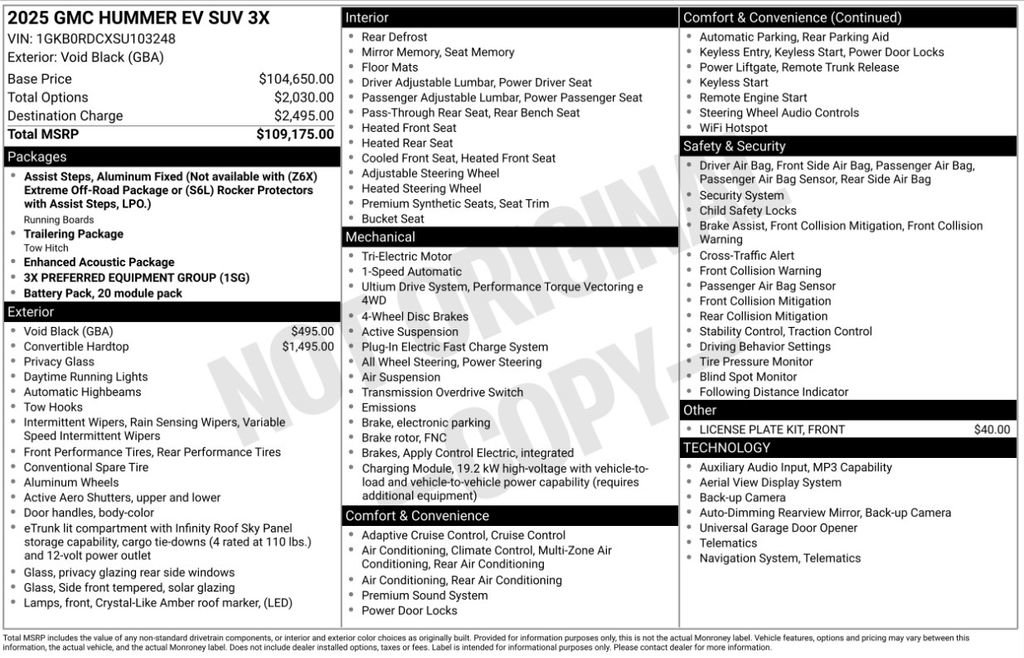 Used 2025 GMC Hummer EV 3X AWD/4WD image 6