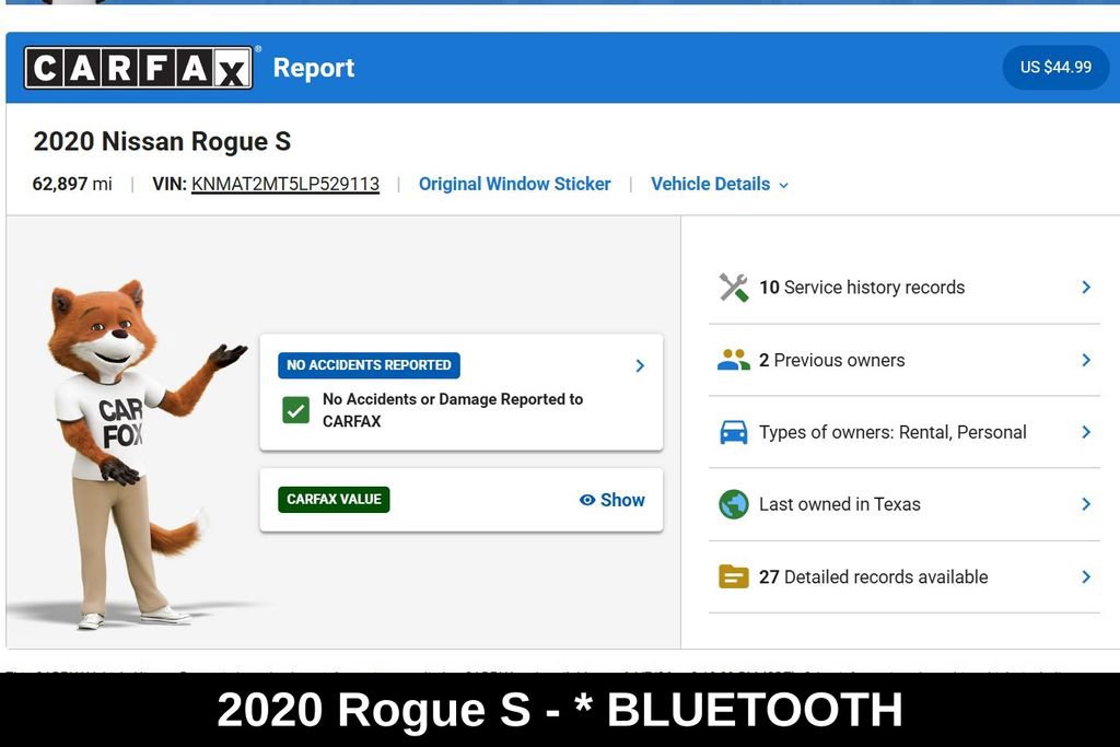 Used 2020 Nissan Rogue S FWD image 9