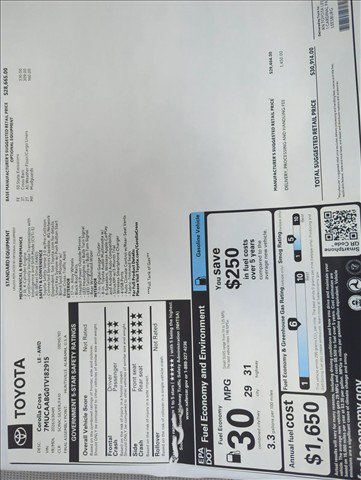 New 2026 Toyota Corolla Cross LE AWD/4WD image 24