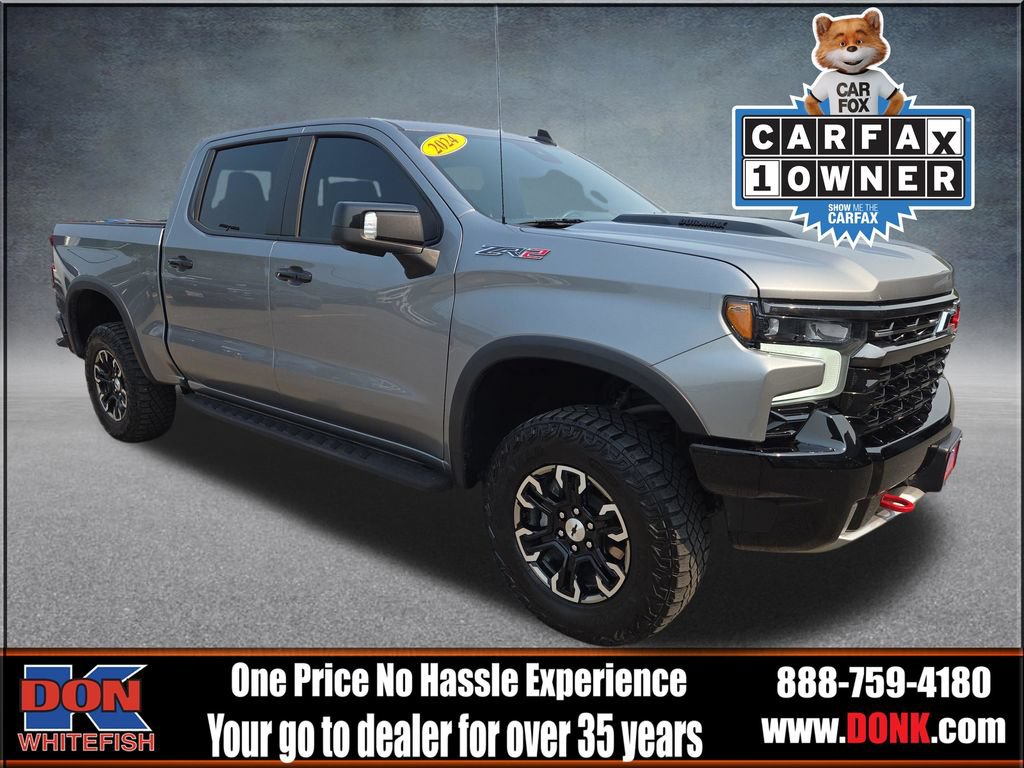 Used 2024 Chevrolet Silverado 1500 ZR2 w/ Technology Package AWD/4WD 360° Tour