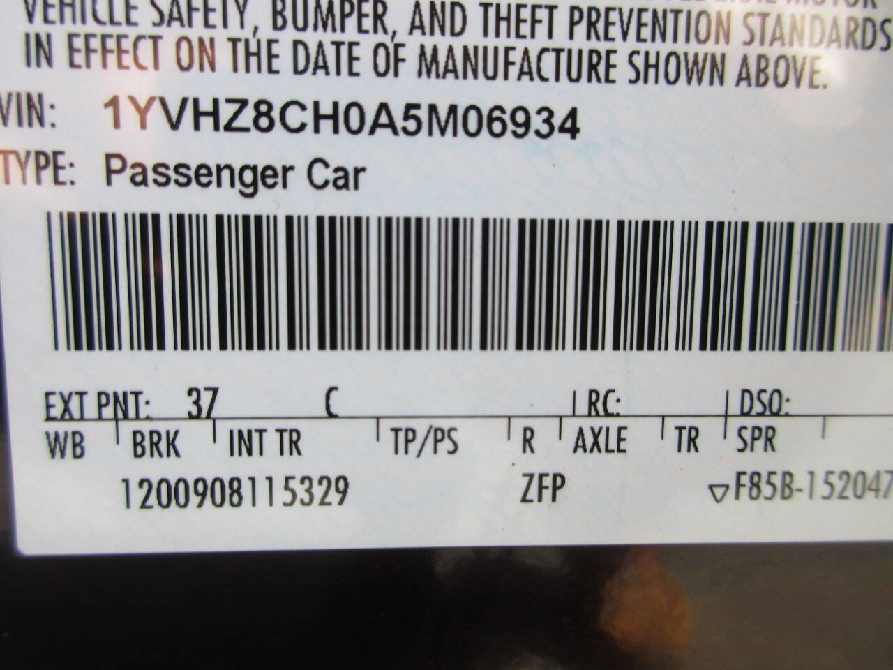 Used 2010 MAZDA MAZDA6 i Touring image 39