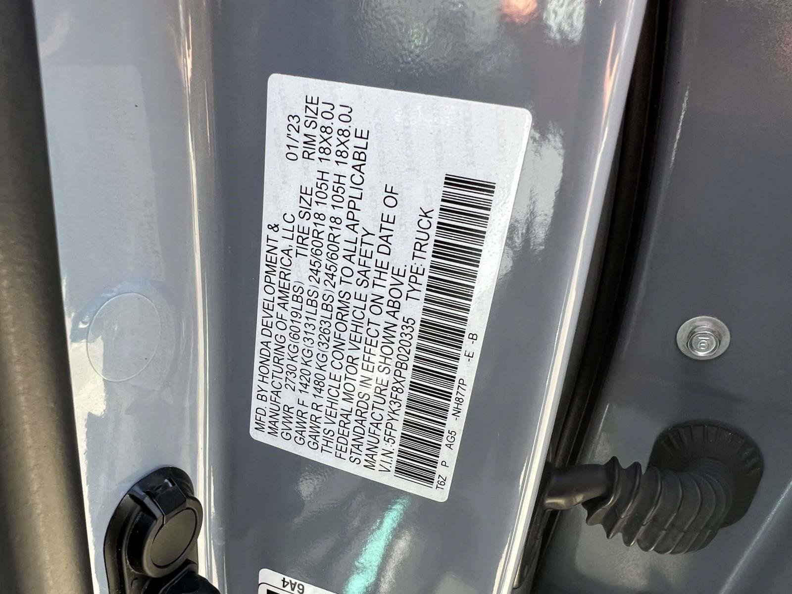 Certified 2023 Honda Ridgeline Black Edition image 19