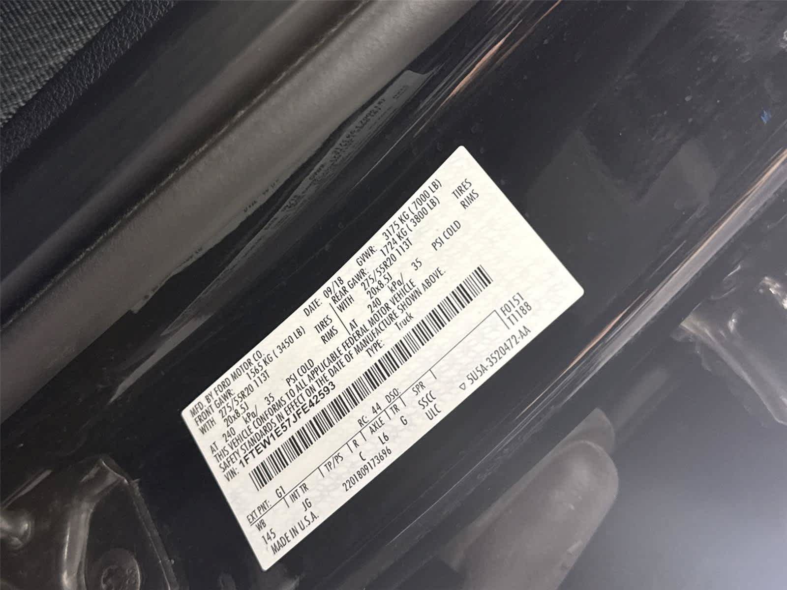 Used 2018 Ford F150 XL w/ Equipment Group 101A Mid AWD/4WD image 29
