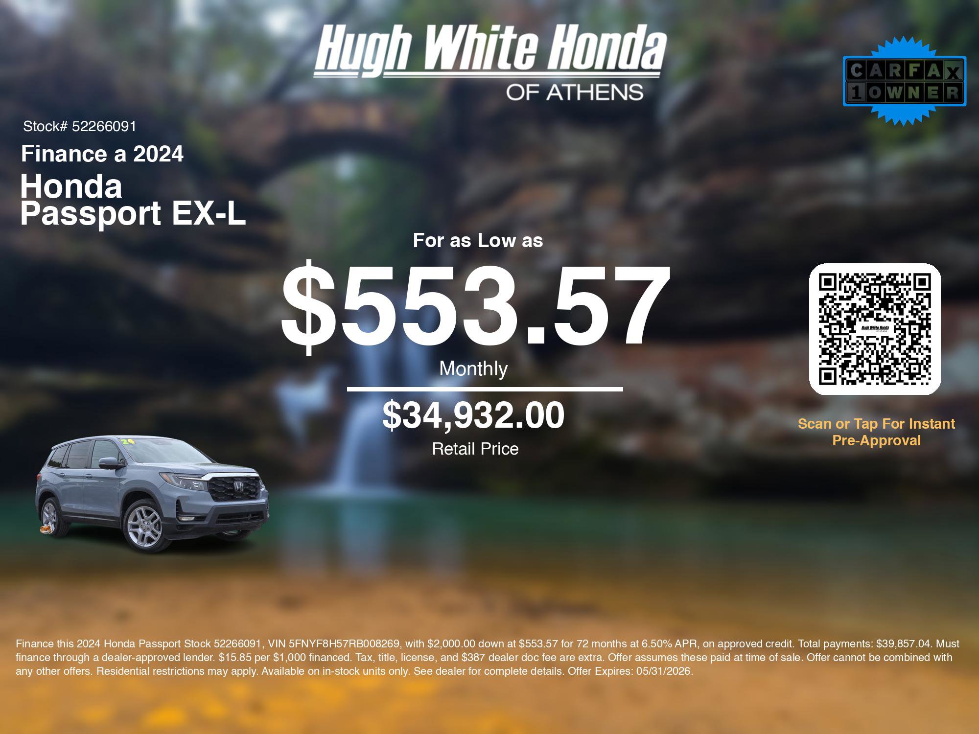 Used 2024 Honda Passport EX-L image 3