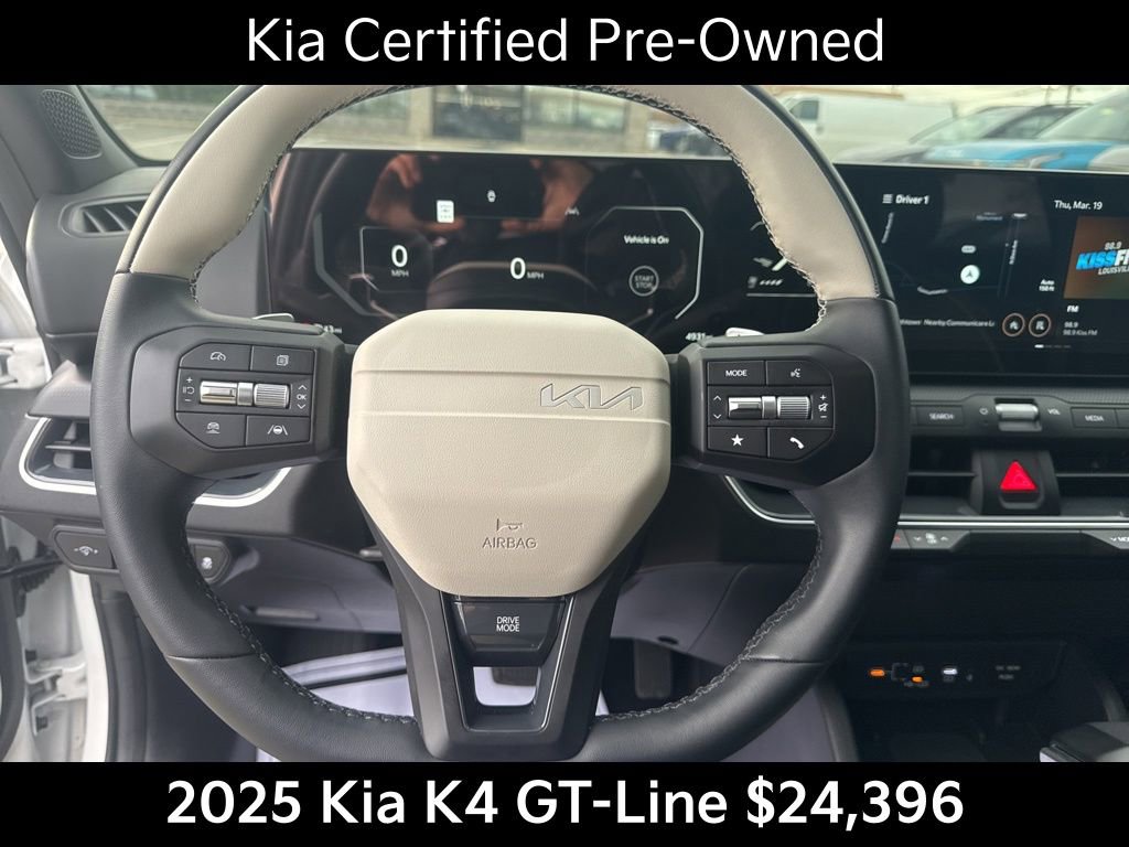 Certified 2025 Kia K4 GT-Line w/ GT-Line Sunroof Package image 24