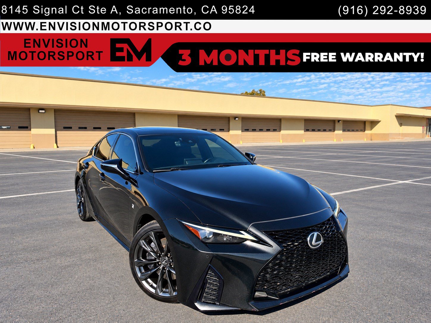Used 2021 Lexus IS 350 F Sport w/ Accessory Package 2 RWD image 1