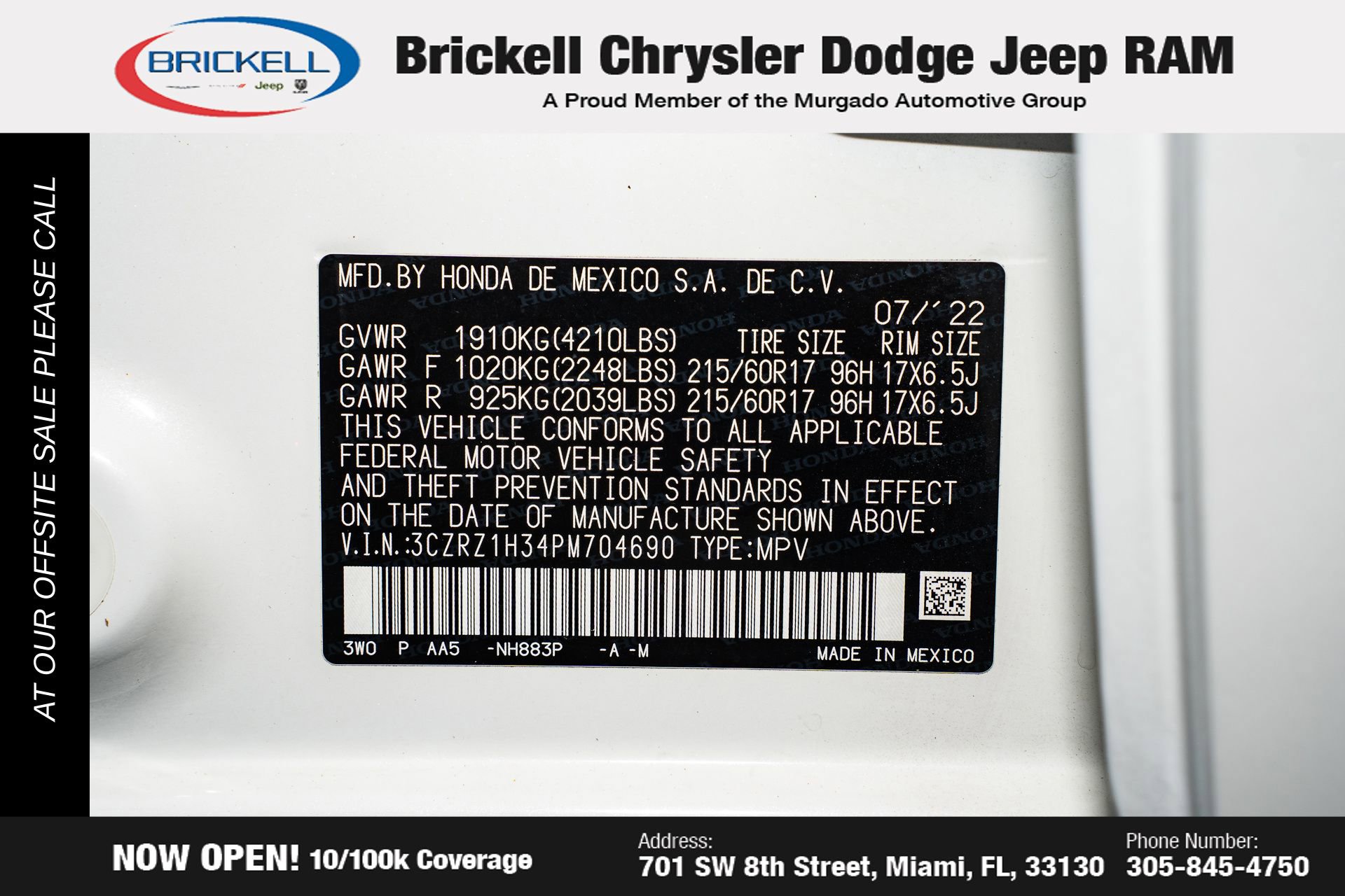 Used 2023 Honda HR-V LX image 36