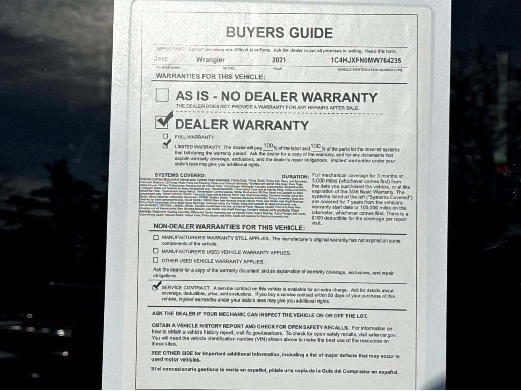 Certified 2021 Jeep Wrangler Unlimited Rubicon image 26