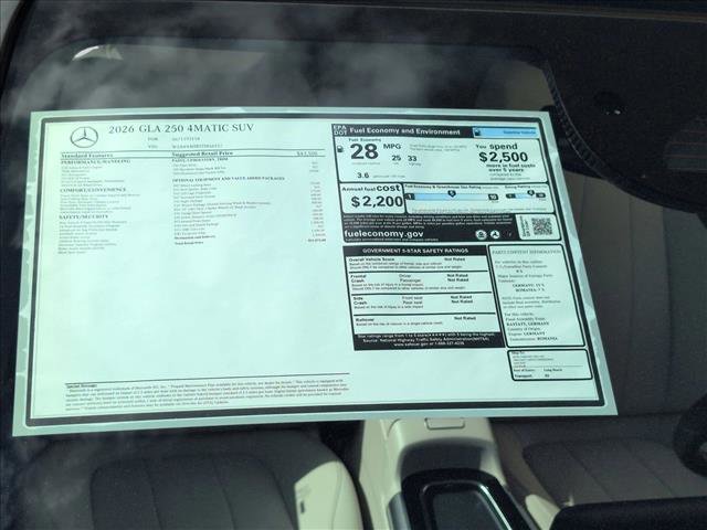 New 2026 Mercedes-Benz GLA 250 4MATIC image 17
