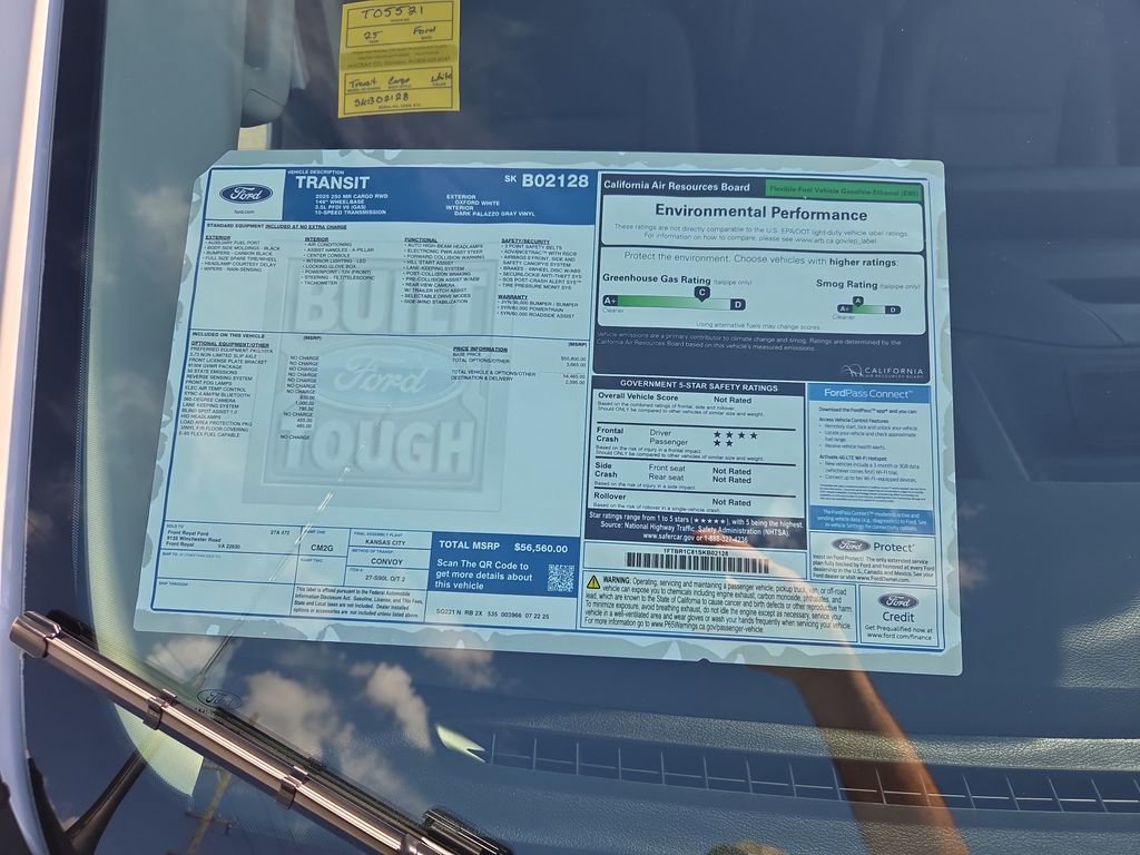 New 2025 Ford Transit 250 148 Medium Roof w/ Load Area Protection Package image 30