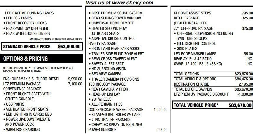 Certified 2025 Chevrolet Silverado 3500 LTZ w/ LTZ Premium Package AWD/4WD image 2