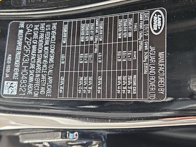 Used 2020 Land Rover Range Rover Evoque SE image 27