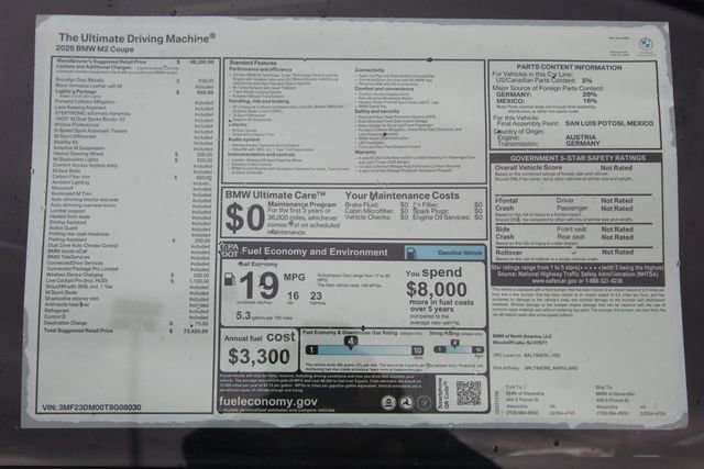 New 2026 BMW M2 w/ Lighting Package image 2