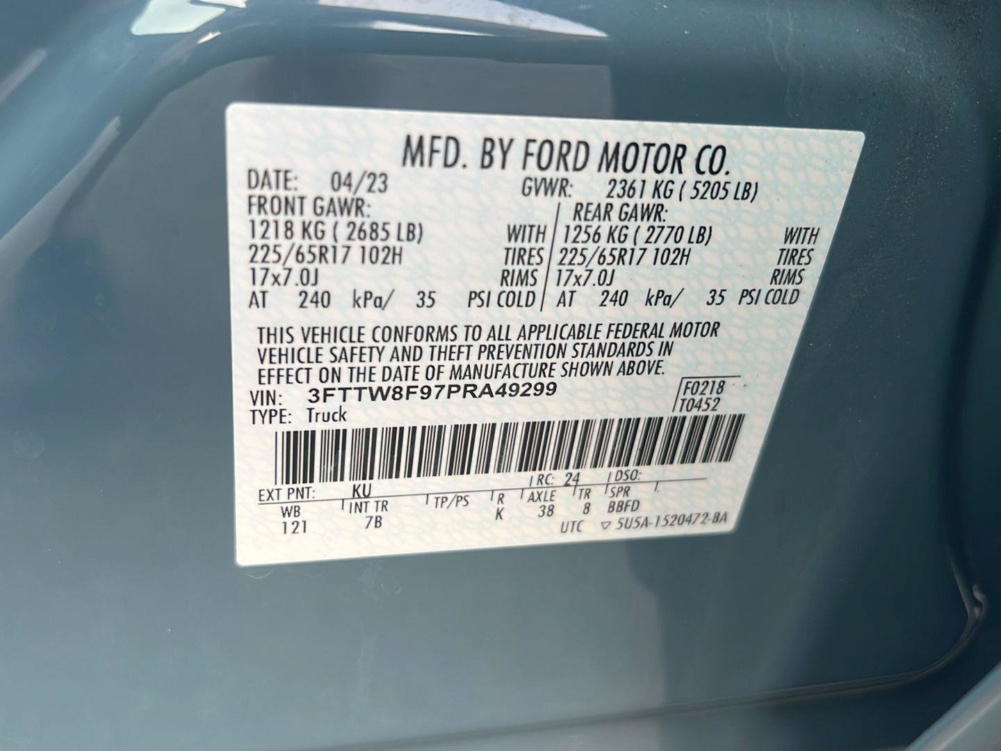 Certified 2023 Ford Maverick XLT w/ Equipment Group 300A Standard AWD/4WD image 42