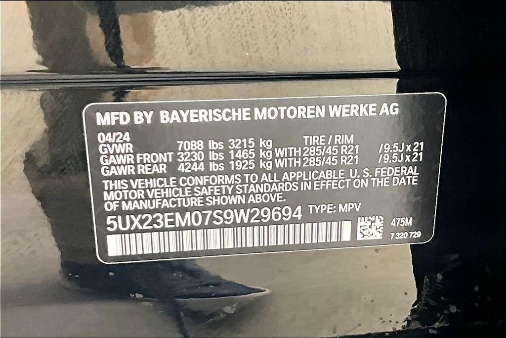 Used 2025 BMW X7 xDrive40i w/ M Sport Package AWD/4WD image 47
