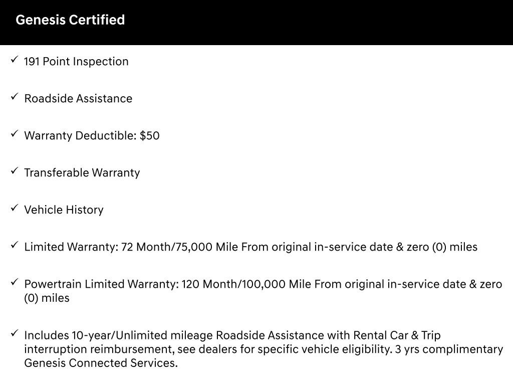 Used 2025 Genesis GV70 2.5T Select w/ Select Package image 7