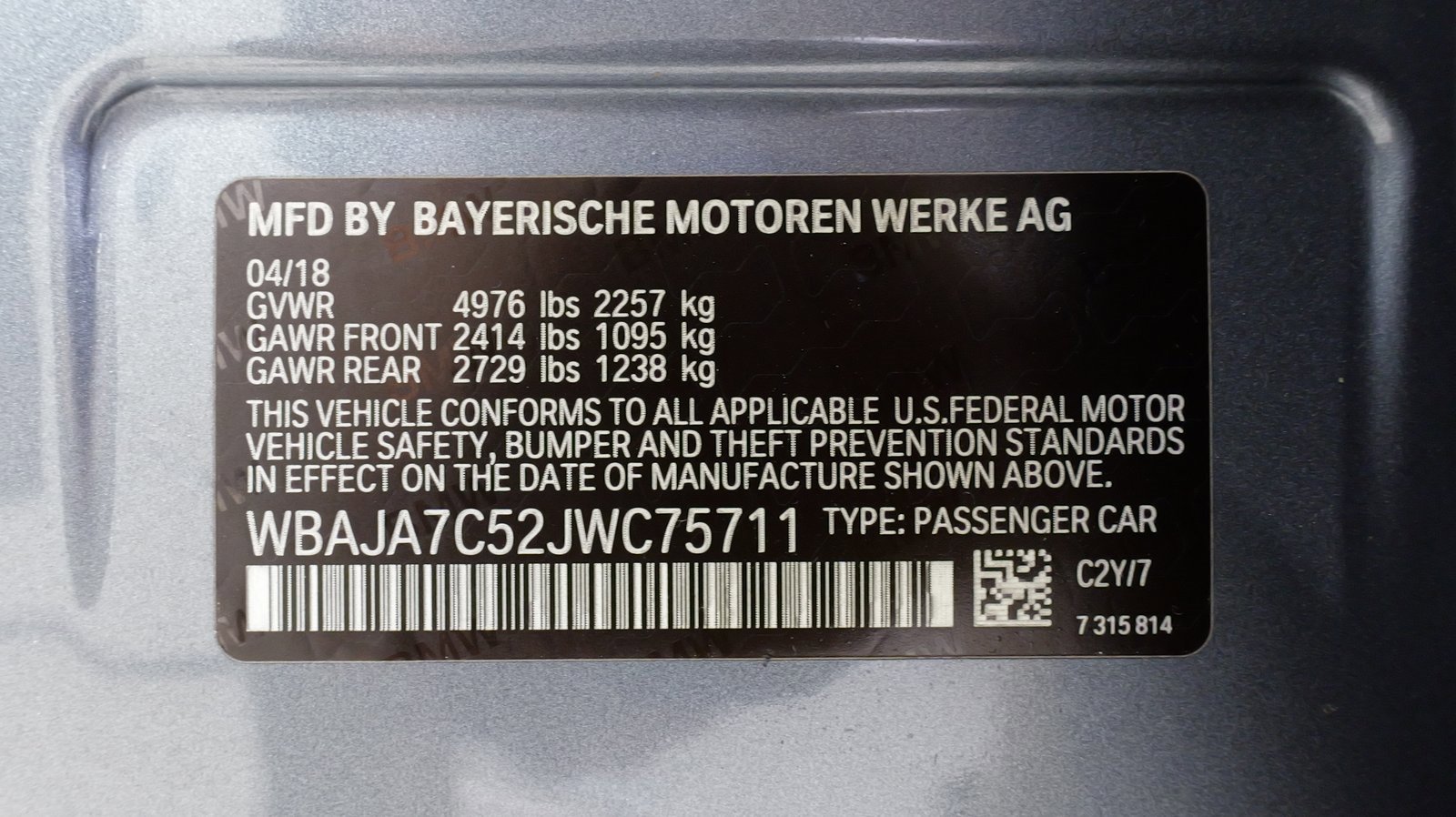 Used 2018 BMW 530i xDrive w/ M Sport Package image 70