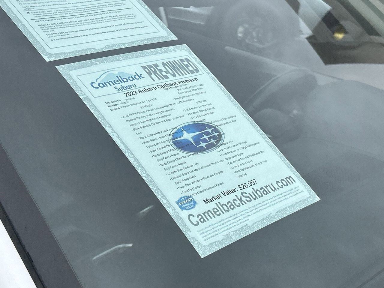 Certified 2023 Subaru Outback Premium image 6