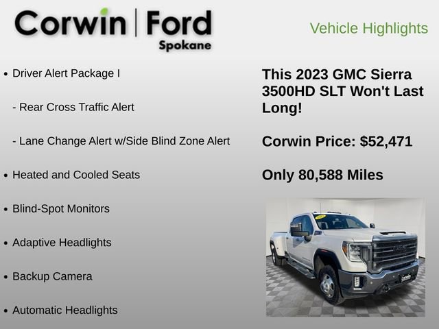 Used 2023 GMC Sierra 3500 SLT w/ SLT Premium Package image 24