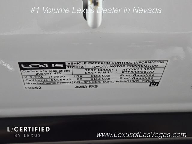 Certified 2024 Lexus ES 300h F Sport w/ Accessory Package (Z1) FWD image 29