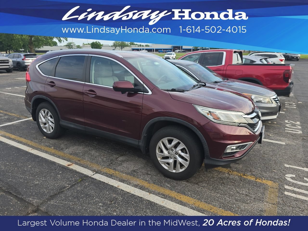 Used 2016 Honda CR-V EX-L image 2