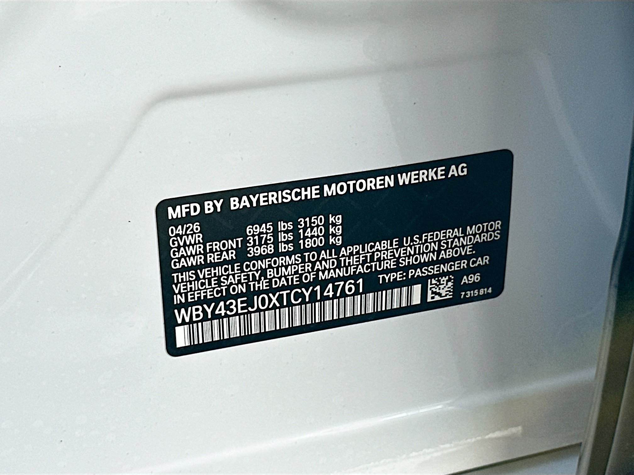 New 2026 BMW i7 eDrive50 w/ M Sport Package RWD image 25