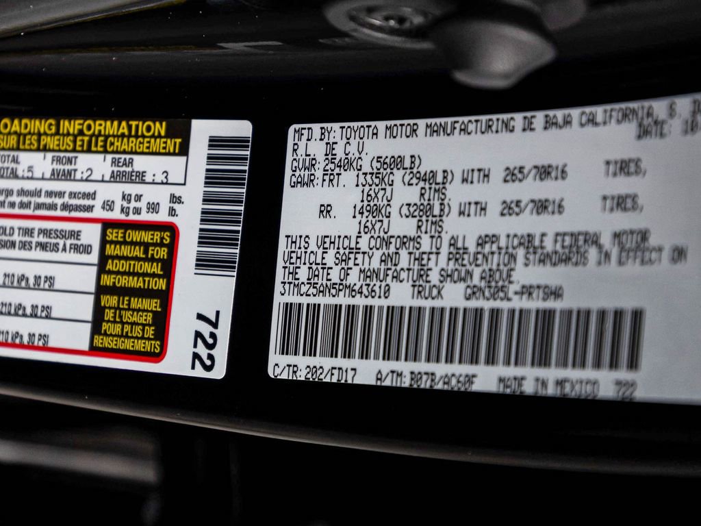 Used 2023 Toyota Tacoma TRD Off-Road w/ Black Out Package (TMS) image 16