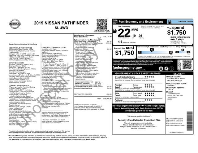 Used 2019 Nissan Pathfinder SL image 4