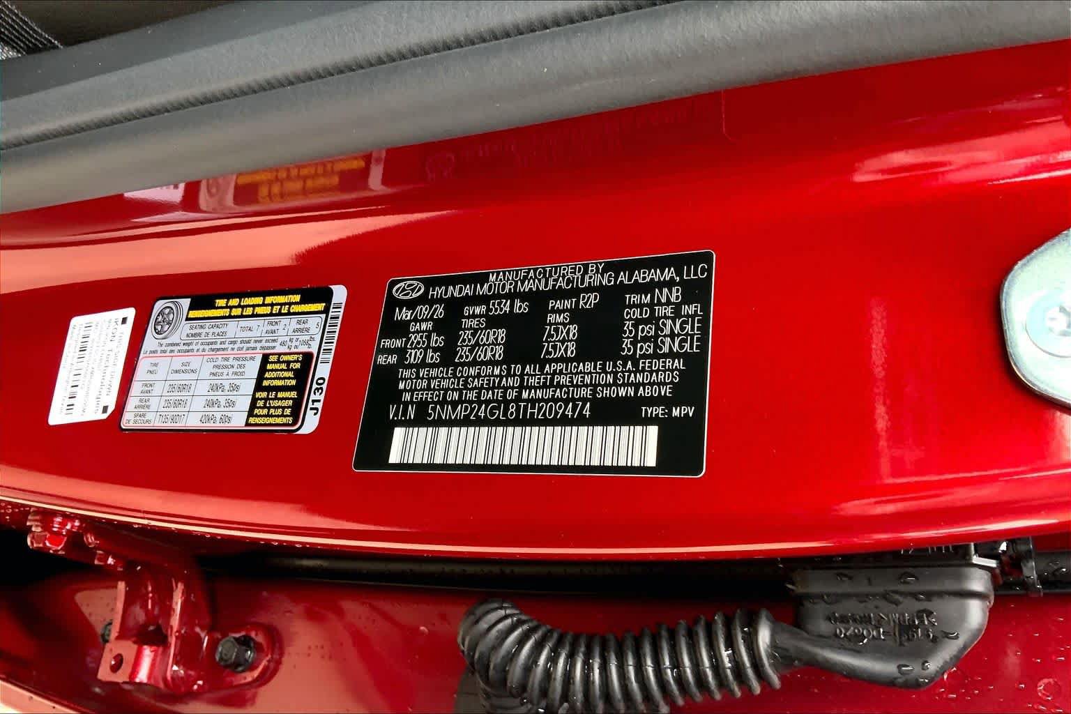Certified 2026 Hyundai Santa Fe SEL FWD image 34
