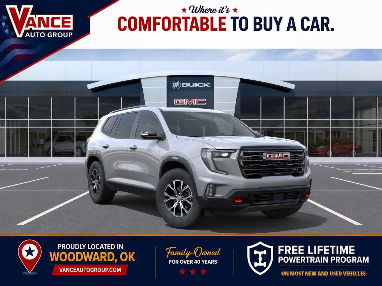 New 2026 GMC Acadia AT4 w/ Luxury Package AWD/4WD image 1