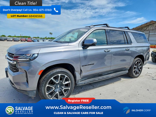 Used 2021 Chevrolet Suburban RST w/ Luxury Package RWD image 1