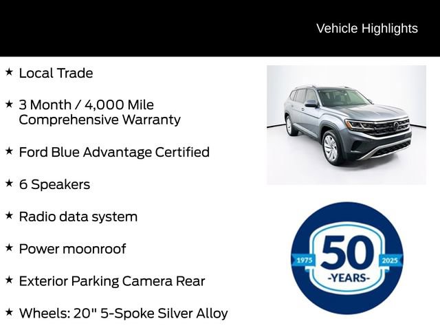 Used 2021 Volkswagen Atlas SEL image 5