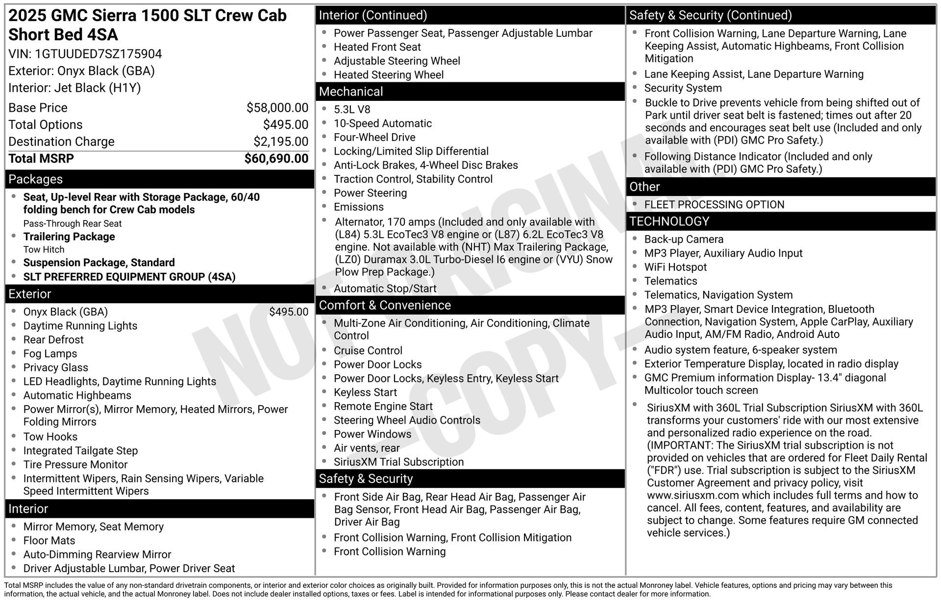 Used 2025 GMC Sierra 1500 SLT AWD/4WD image 3