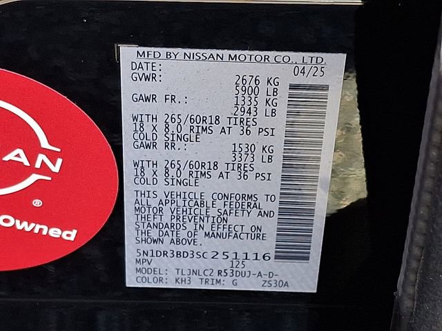 Certified 2025 Nissan Pathfinder Rock Creek image 27